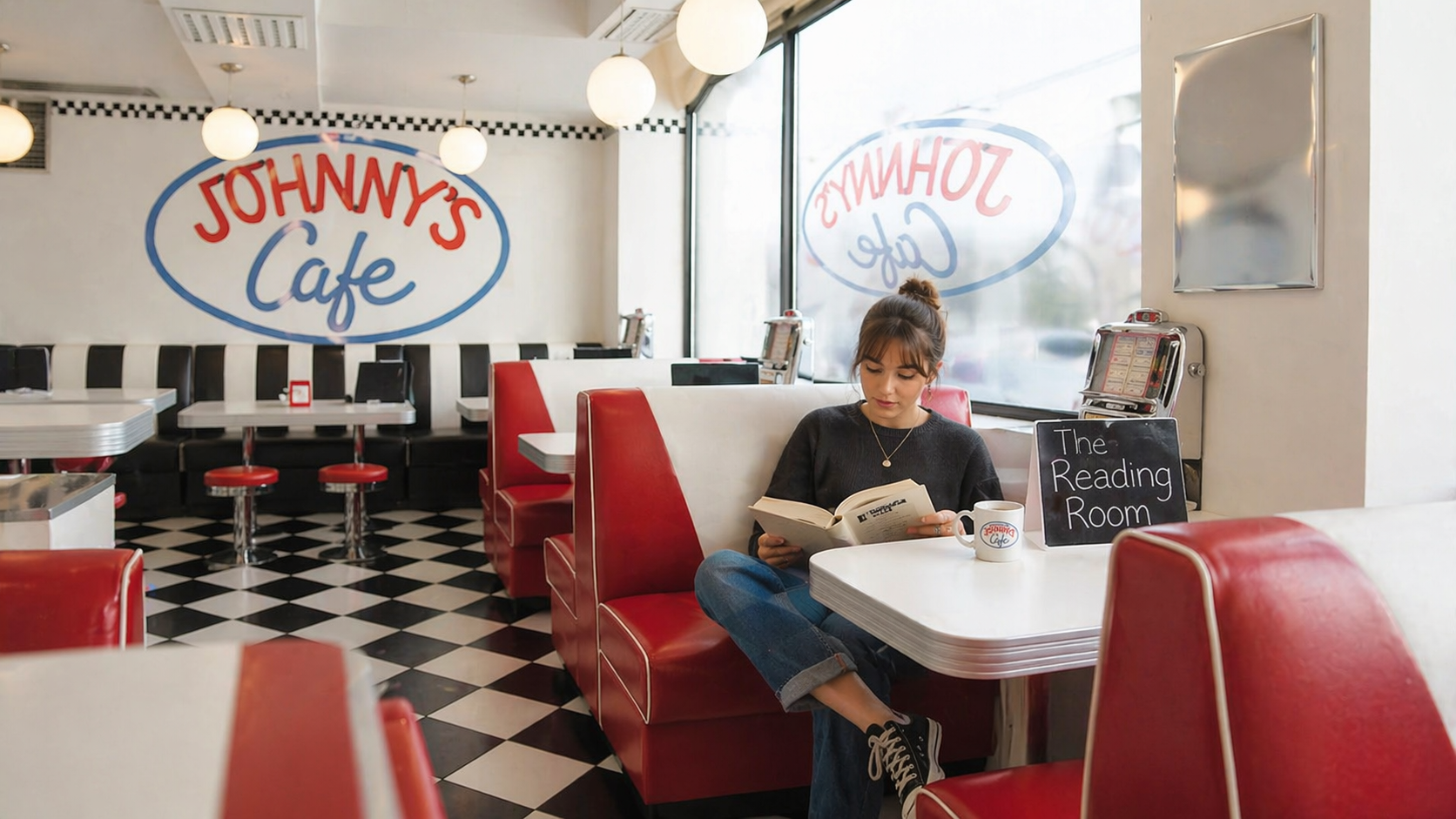 The Reading Room at Johnny's Cafe